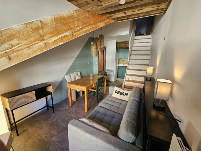 Rustique, Bohème, Appartement, Salon / séjour