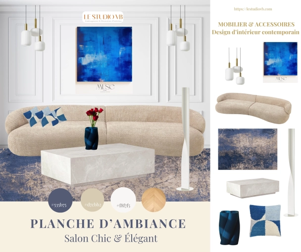 Contemporary, Flats / Apartments, Chic, Living room