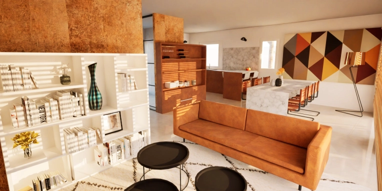 Industrial, Contemporary, Flats / Apartments, Chic