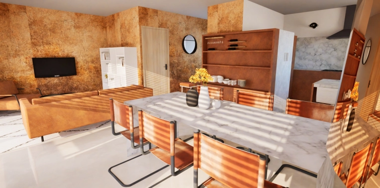 Industrial, Contemporary, Flats / Apartments, Chic