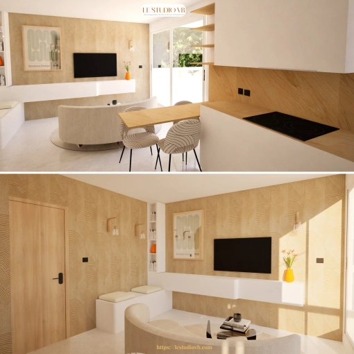 Contemporary, Flats / Apartments, Chic