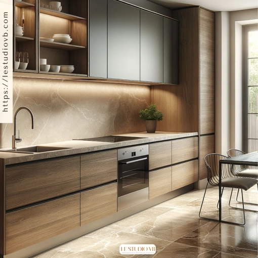 Contemporary, Kitchen, Chic