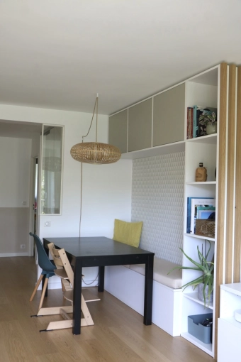 Scandinave, Appartement, Salon / séjour