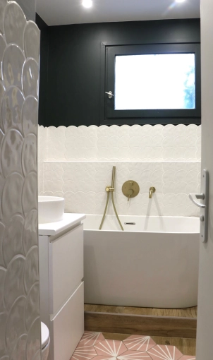 Contemporain, Appartement, Salle de bain