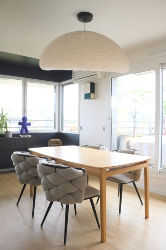 Minimaliste, Appartement, Salon / séjour