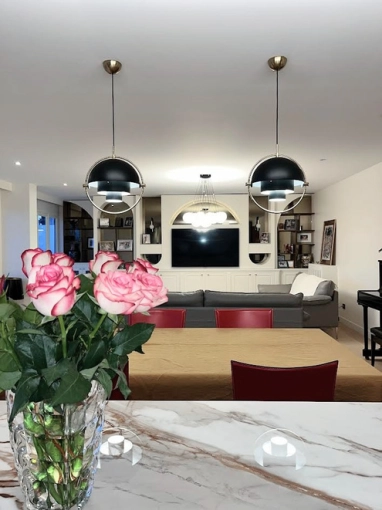 Contemporary, Flats / Apartments, Bathroom, Kitchen, Room, Living room