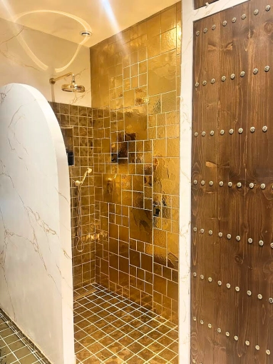 Bohemian, Bathroom, Chic