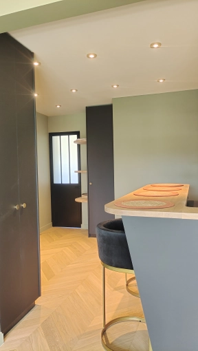 Industrial, Contemporary, Flats / Apartments, Chic, Full Project, Creation of exclusive furniture, 3D ambiance