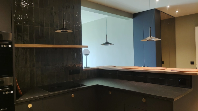 Industrial, Contemporary, Flats / Apartments, Chic, Full Project, Creation of exclusive furniture, 3D ambiance