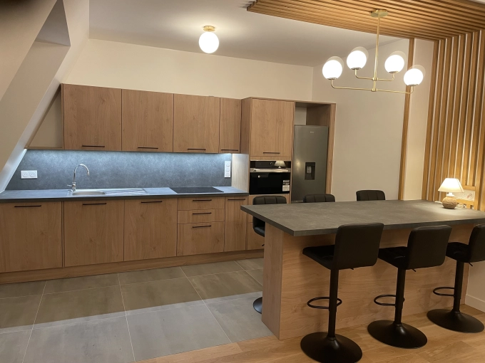 Scandinavian, Kitchen, Full Project, 3D ambiance