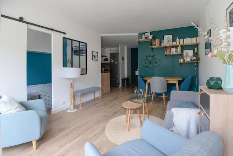 Scandinavian, Flats / Apartments, Full Project, 3D ambiance