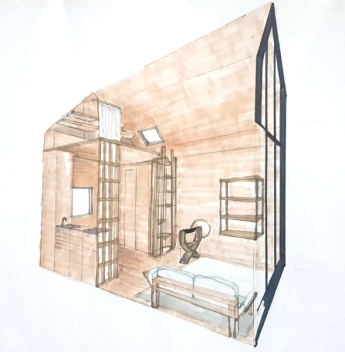 Minimalist, Japanese, Scandinavian, Nature, Tiny house