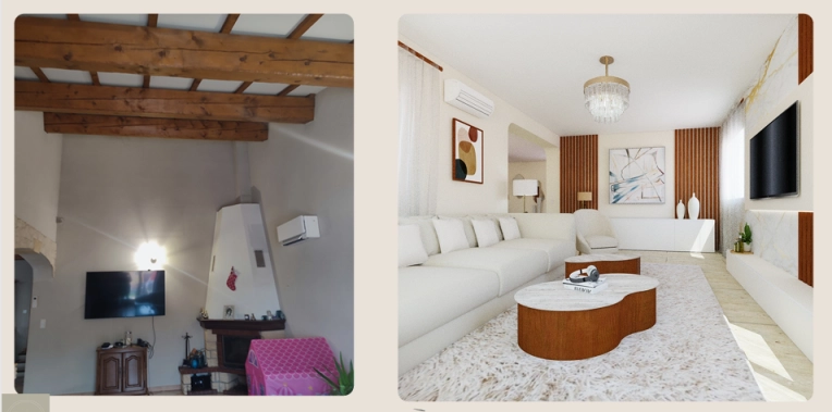 Contemporary, Living room