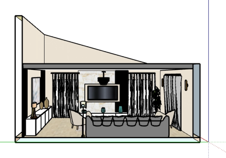 Home, Minimalist, Contemporary, Chic, Living room