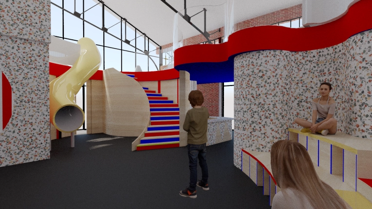 Industrial, Contemporary, Buildings Open to the Public