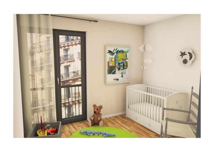 Contemporary, Room, Home Staging, 3D ambiance