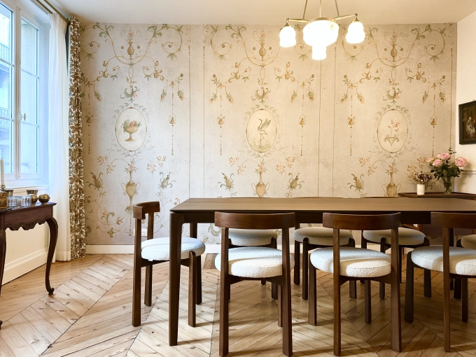 Vintage, Chic, Living room, Full Project