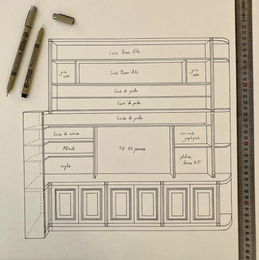 Flats / Apartments, Vintage, Chic, Full Project