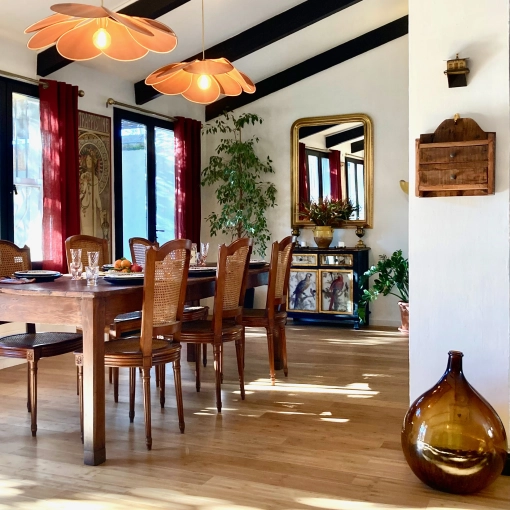 Bohemian, Vintage, Living room