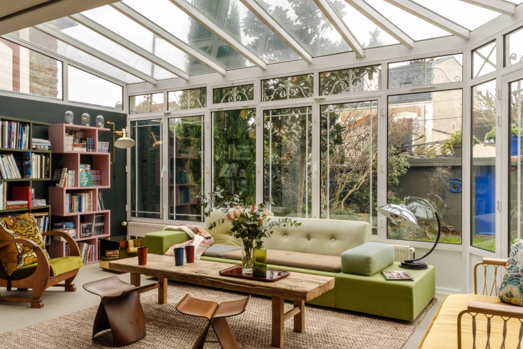Home, Minimalist, Japanese, Vintage, Living room, Wabi-sabi