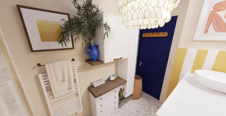 Bohemian, Contemporary, Scandinavian, Vintage, Bathroom, Chic, Maximalist, Consultation Visit, Full Project, Home Staging, Remote Coaching, Coach shopping, Creation of exclusive furniture, 3D ambiance