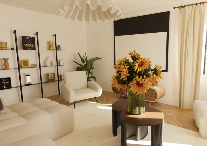 Home, Minimalist, Contemporary, Scandinavian, Chic, Nature, Consultation Visit, Full Project, Shopping list, 3D ambiance