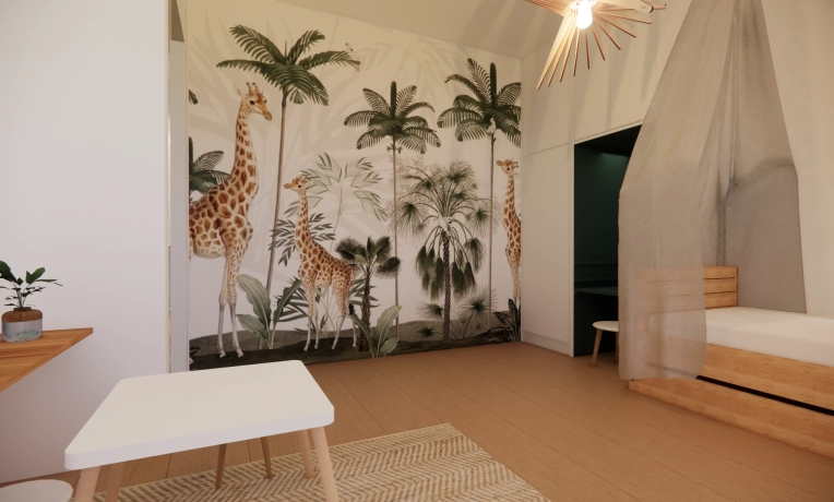 Bohème, Minimaliste, Chambre, Nature, Feng Shui, Visite conseil, Projet complet, Home staging, Création de meubles, Liste shopping, 3D d'ambiance