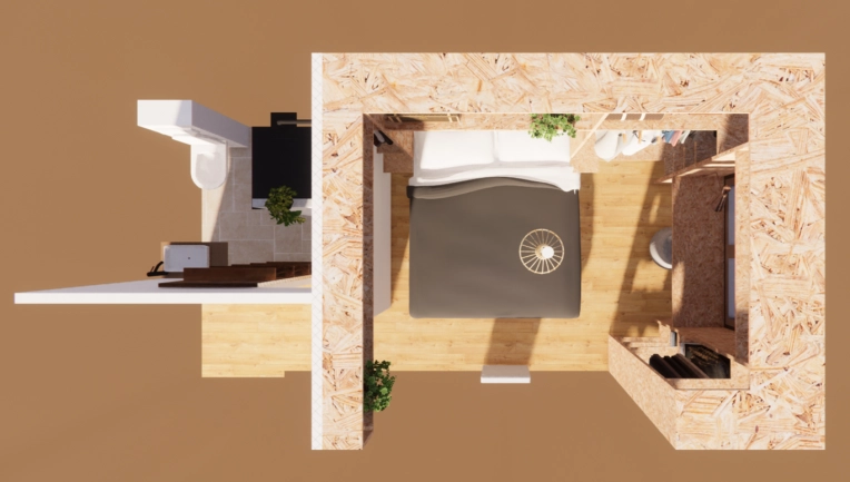 Bohème, Minimaliste, Chambre, Nature, Feng Shui, Visite conseil, Home staging, Création de meubles, Liste shopping, 3D d'ambiance