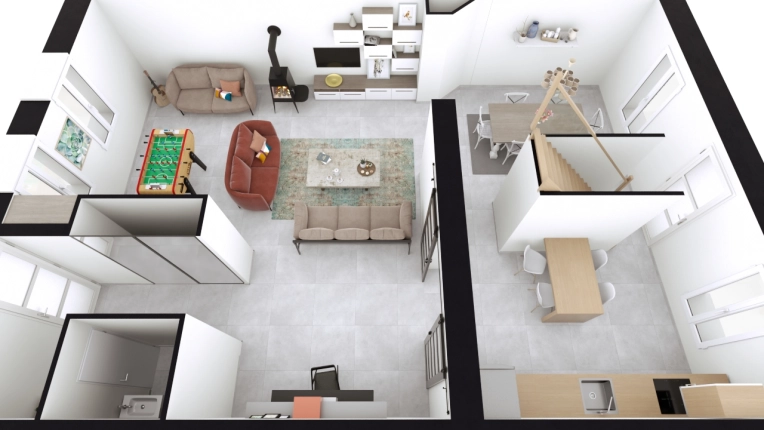 Flats / Apartments, Nature, Full Project