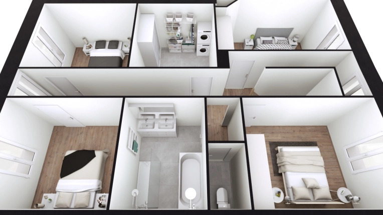 Flats / Apartments, Nature, Full Project