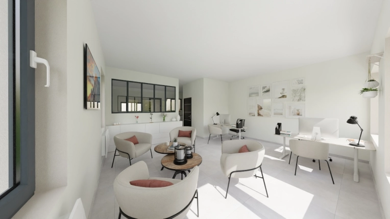 Contemporary, Buildings Open to the Public, Nature, Energy renovation, 3D ambiance