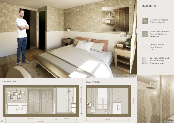 Rustic, Minimalist, Contemporary, Scandinavian, Vintage, Room, Chic, Nature, Feng Shui, Consultation Visit, Full Project, Remote Coaching, Energy renovation, Creation of exclusive furniture, 3D ambiance