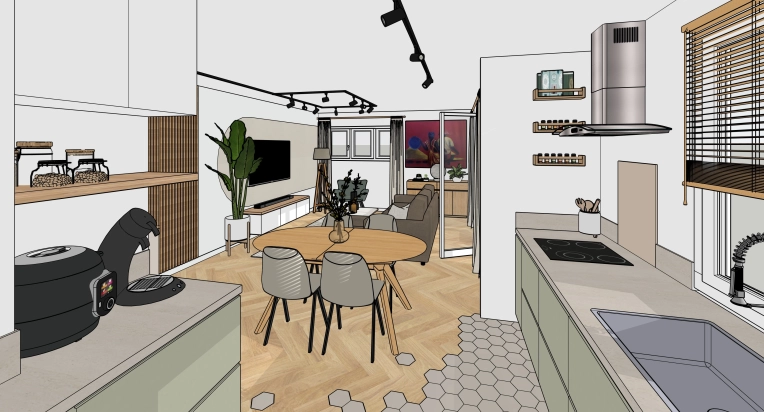 Industrial, Contemporary, Flats / Apartments, Full Project