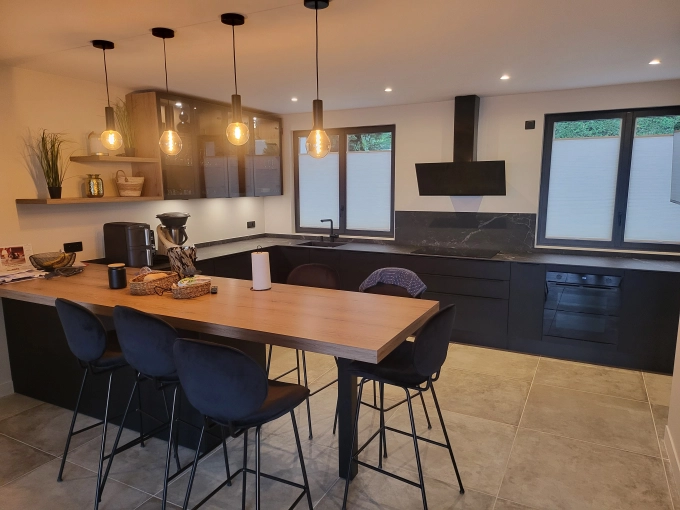 Industrial, Minimalist, Contemporary, Kitchen, Chic, Consultation Visit, Full Project, Creation of exclusive furniture, 3D ambiance, Plan