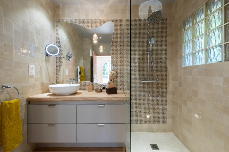 Minimalist, Contemporary, Scandinavian, Bathroom, Chic, Consultation Visit, Full Project, Energy renovation, Creation of exclusive furniture, 3D ambiance, Plan