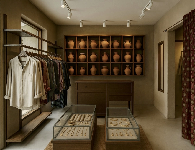 Rustic, Retail / store