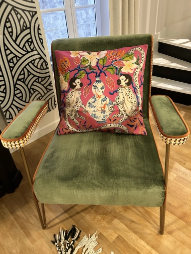 Contemporary, Chic, Living room, Full Project