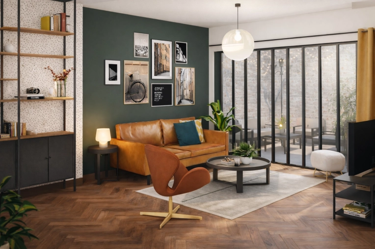 Industrial, Flats / Apartments, Vintage, Nature, Consultation Visit, Full Project, Creation of exclusive furniture, Shopping list, 3D ambiance, Plan