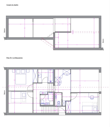 Flats / Apartments, Consultation Visit, Creation of exclusive furniture, 3D ambiance, Plan