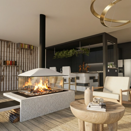 Contemporary, Flats / Apartments, Full Project, Creation of exclusive furniture, Shopping list, 3D ambiance, Plan