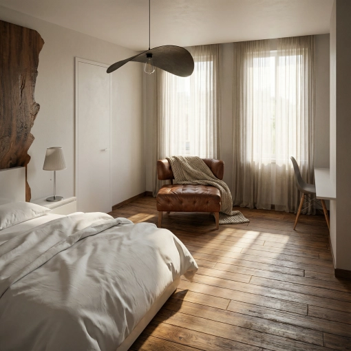 Hotel, Minimalist, Contemporary, Full Project, Creation of exclusive furniture, Shopping list, 3D ambiance, Plan