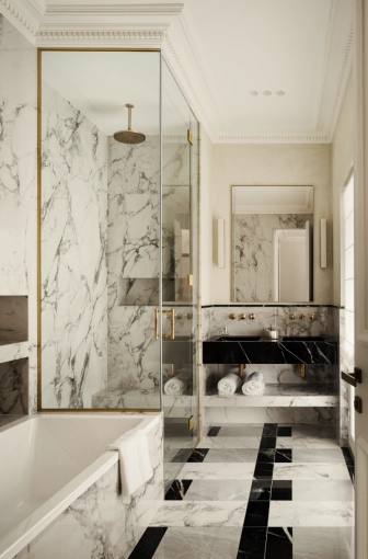 Minimalist, Contemporary, Bathroom, Chic, Full Project