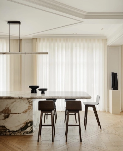 Minimalist, Contemporary, Kitchen, Chic, Full Project