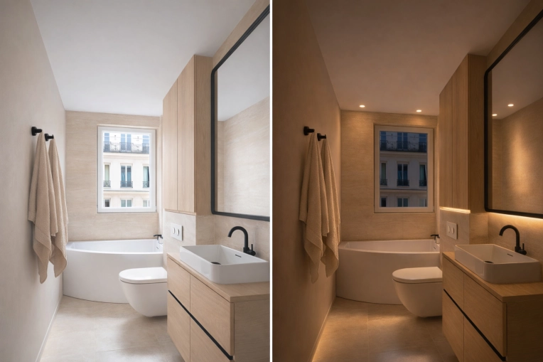 Contemporary, Flats / Apartments, Bathroom, Full Project