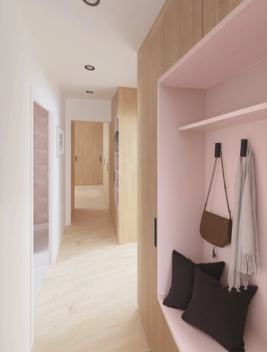 Bohemian, Minimalist, Contemporary, Scandinavian, Room, Chic, Nature, Creation of exclusive furniture, 3D ambiance, Plan