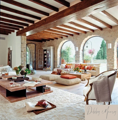 Rustic, Vintage, Chic, Living room, Consultation Visit, Full Project, Remote Coaching, Event Decor, Coach shopping, Energy renovation, Creation of exclusive furniture, Shopping list, 3D ambiance, Plan