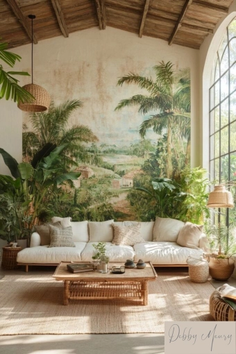 Bohemian, Japanese, Nature, Feng Shui, Living room, Wabi-sabi, Consultation Visit, Full Project, Remote Coaching, Event Decor, Coach shopping, Creation of exclusive furniture, Shopping list, 3D ambiance, Plan