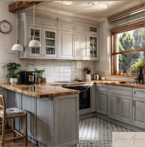 Rustic, Vintage, Kitchen, Chic, Consultation Visit, Full Project, Remote Coaching, Event Decor, Coach shopping, Creation of exclusive furniture, Shopping list, 3D ambiance, Plan