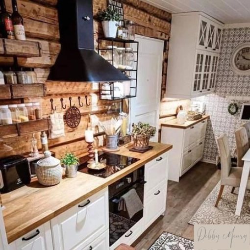 Rustic, Vintage, Kitchen, Chic, Consultation Visit, Full Project, Remote Coaching, Event Decor, Coach shopping, Creation of exclusive furniture, Shopping list, 3D ambiance, Plan