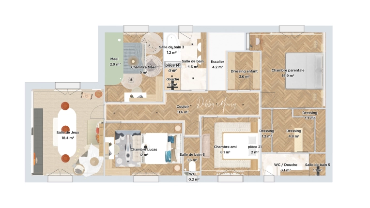 Home, Minimalist, Contemporary, Scandinavian, Chic, Nature, Plan